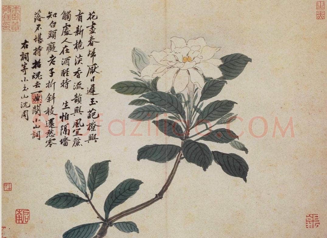 明 沈周 《卧游图册》 书画作品