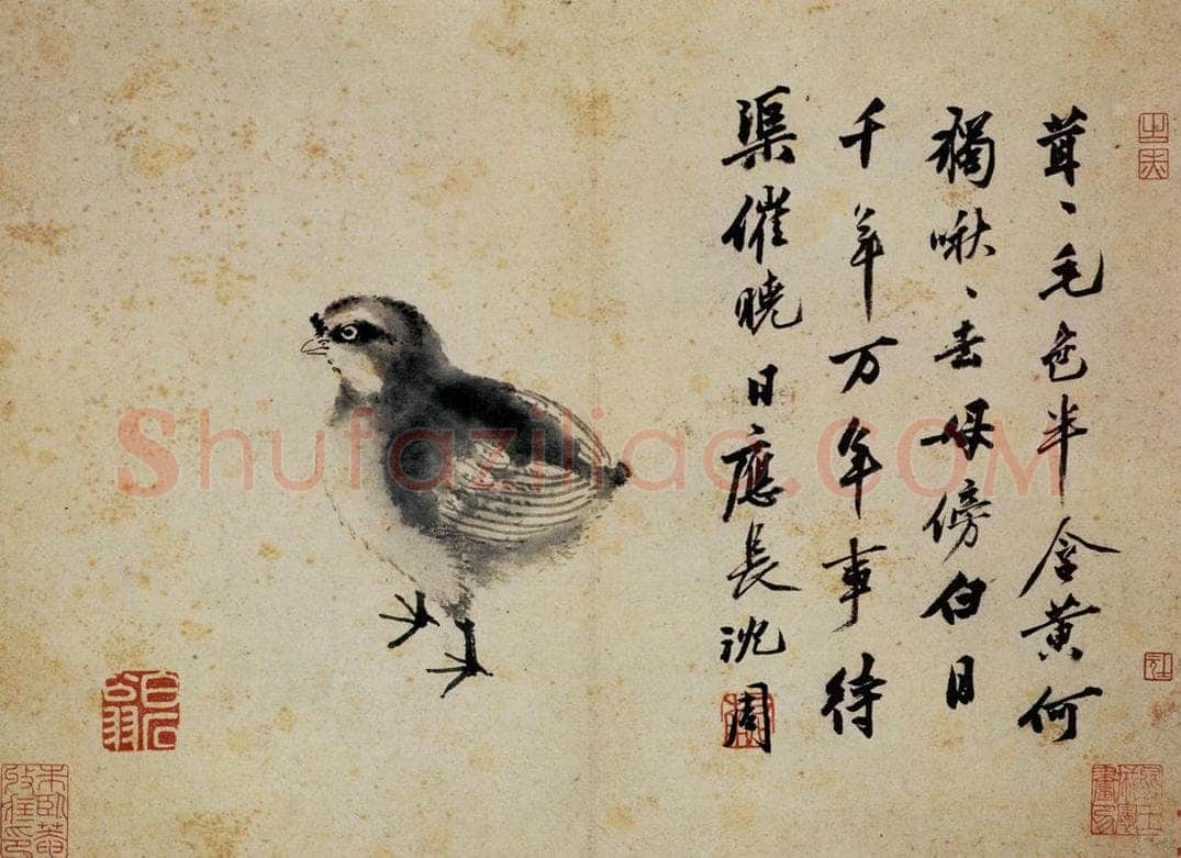 明 沈周 《卧游图册》 书画作品