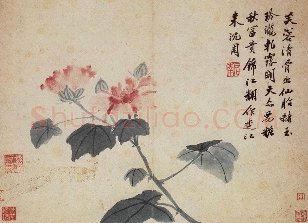 明 沈周 《卧游图册》 书画作品