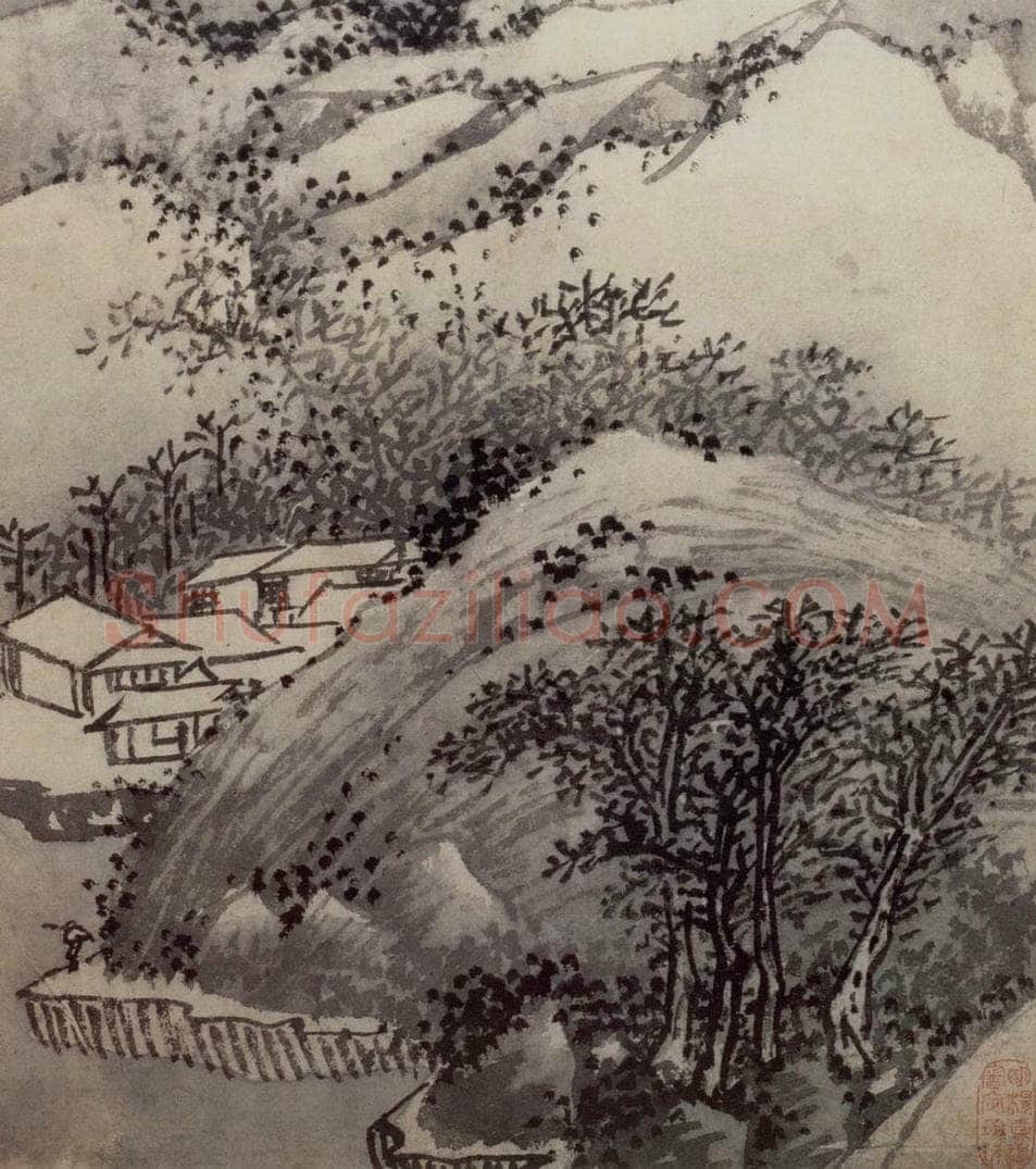 明 沈周 《三绝图册》 书画作品