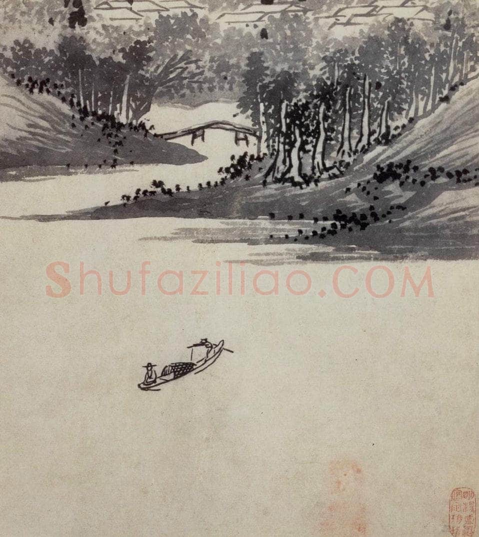 明 沈周 《三绝图册》 书画作品