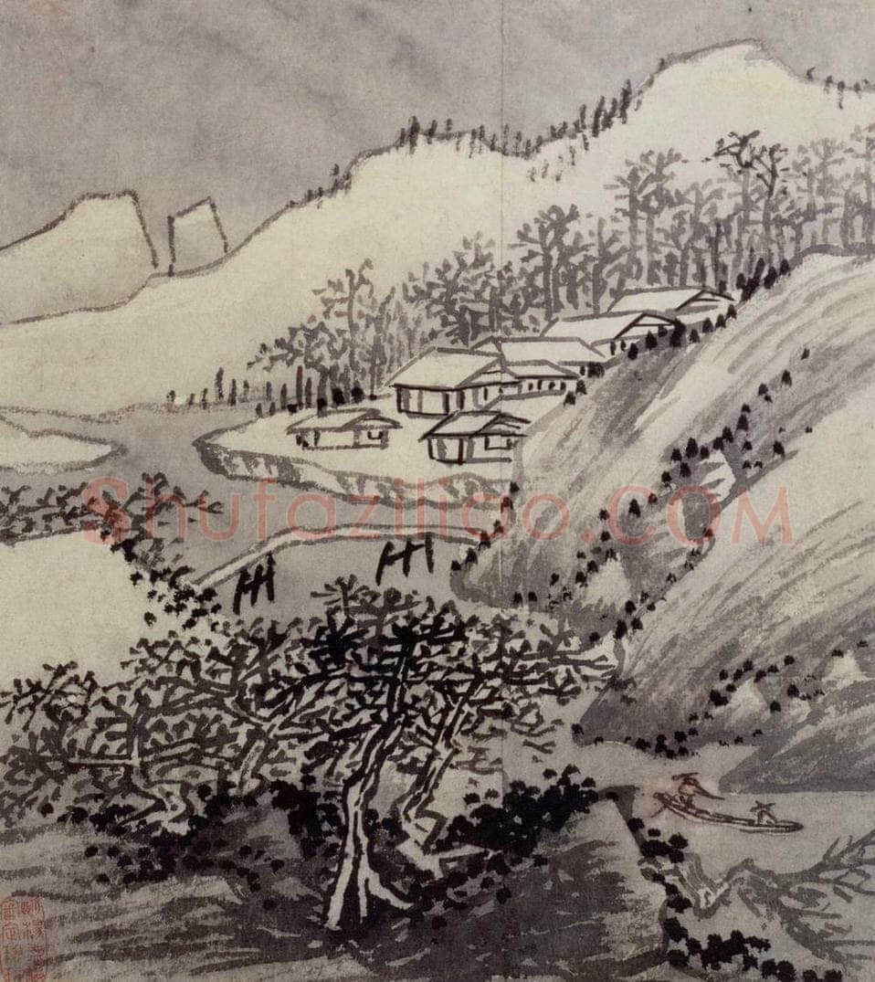 明 沈周 《三绝图册》 书画作品
