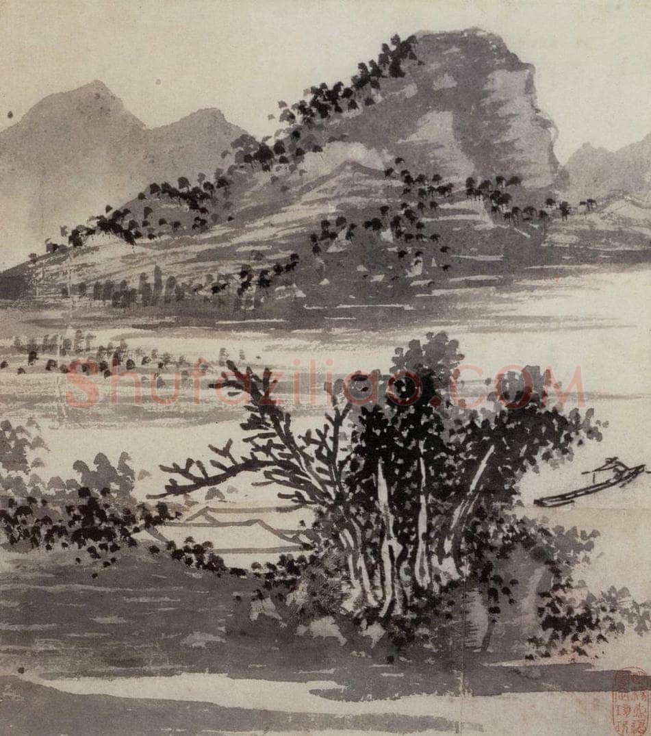 明 沈周 《三绝图册》 书画作品