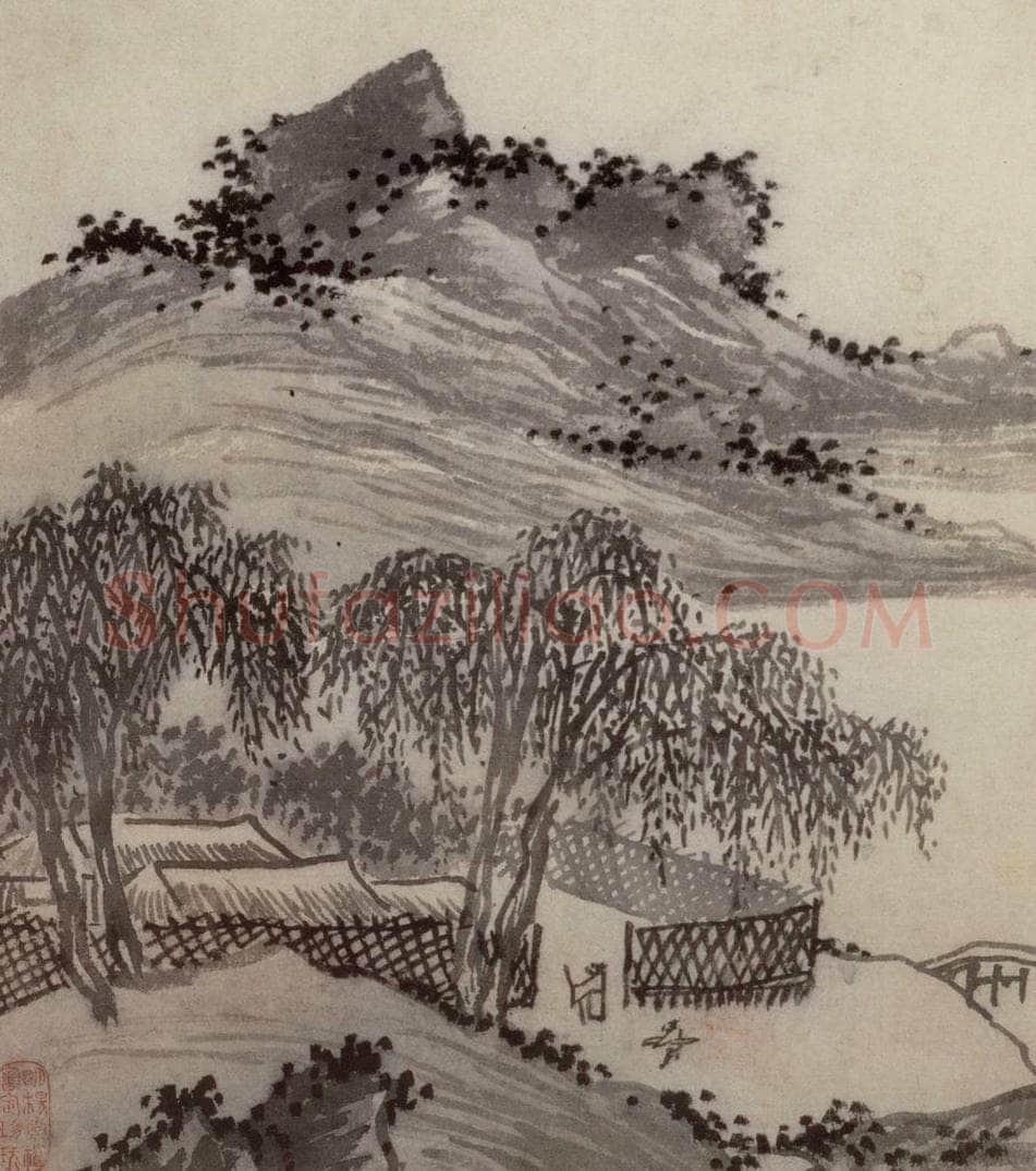 明 沈周 《三绝图册》 书画作品