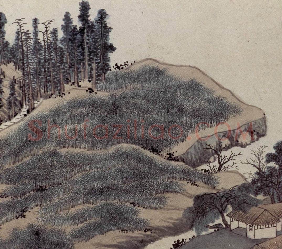 明 沈周 《东庄图册》 书画作品