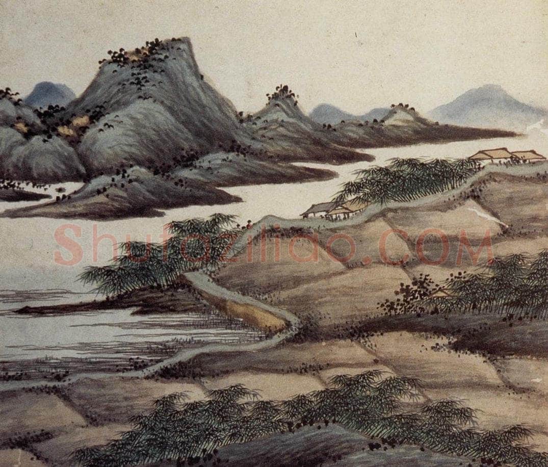 明 沈周 《东庄图册》 书画作品