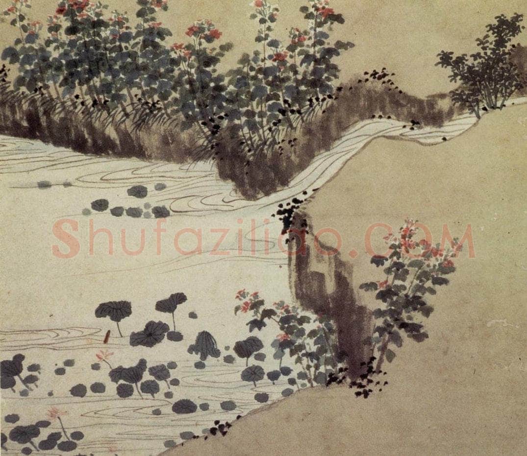 明 沈周 《东庄图册》 书画作品