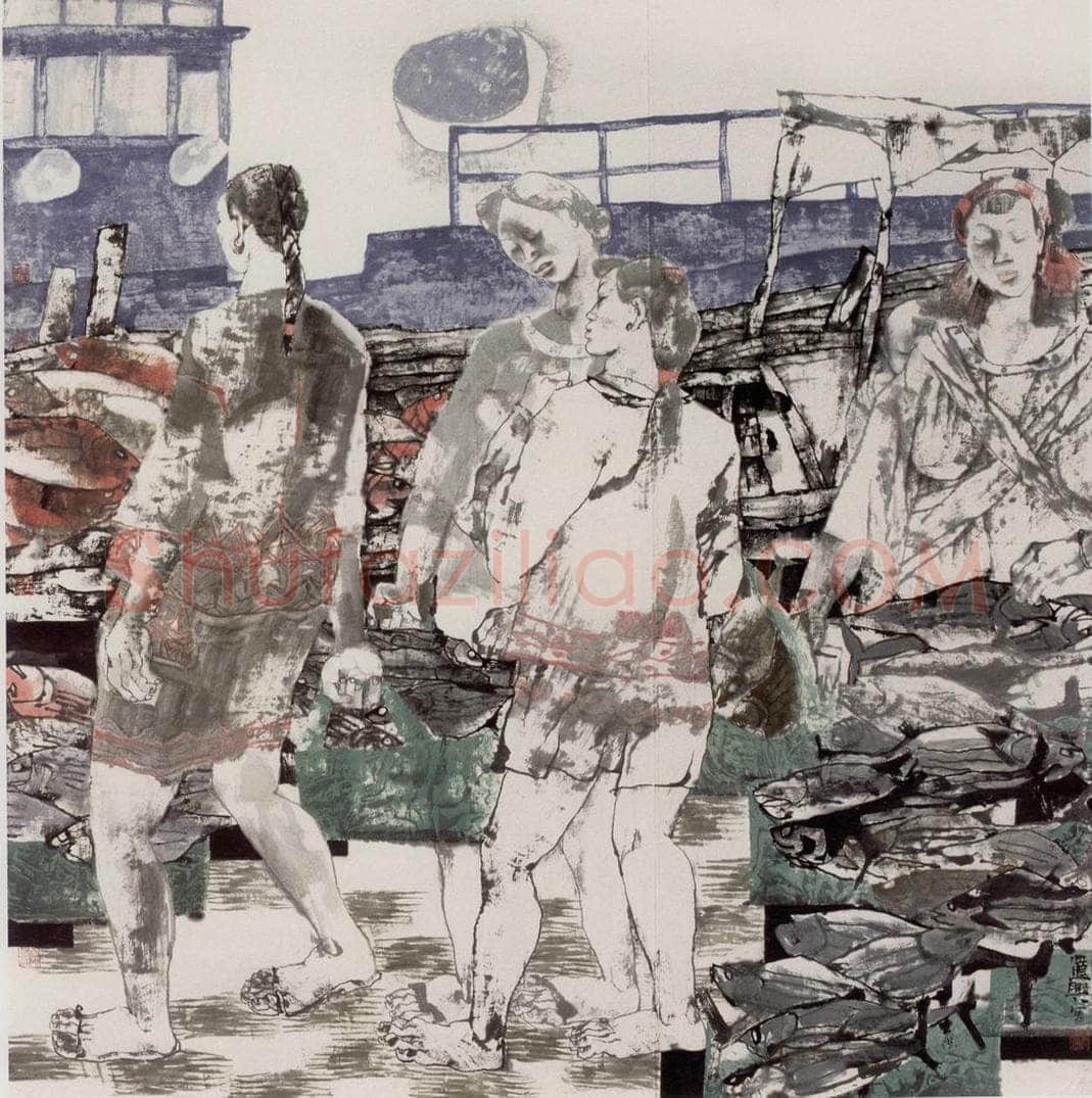 1992年 张道兴 《归晚》 书画作品