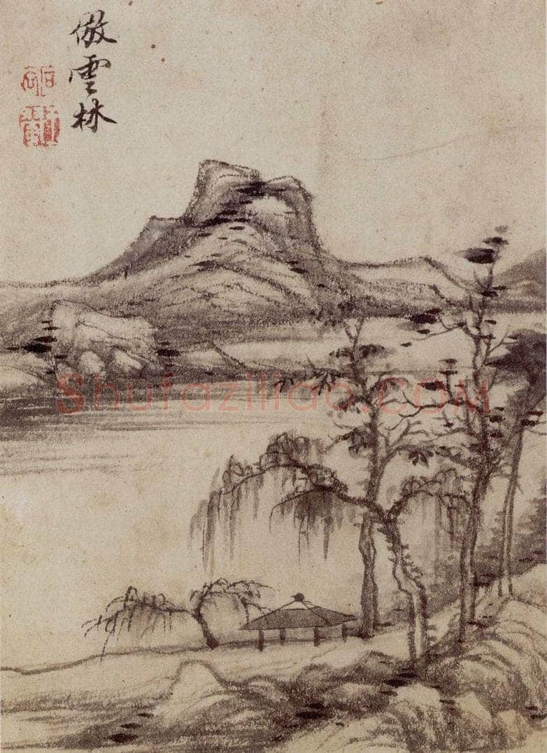 1658年 王翚 《仿古山水册》 书画作品