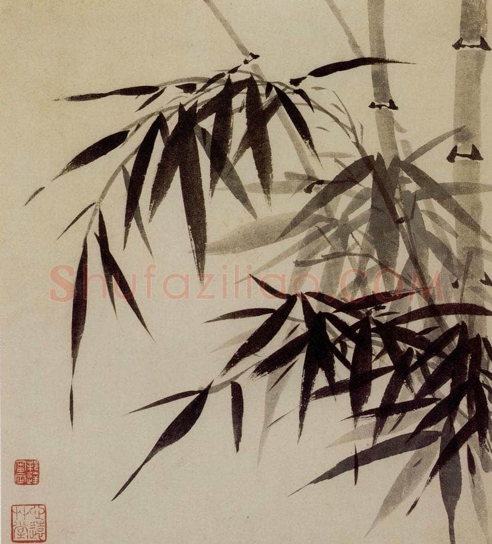 1660年 王翚 《墨竹图册》 书画作品