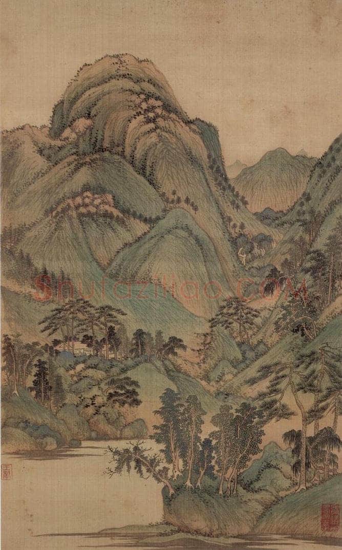 1662年 王翚 《小中现大册》 书画作品