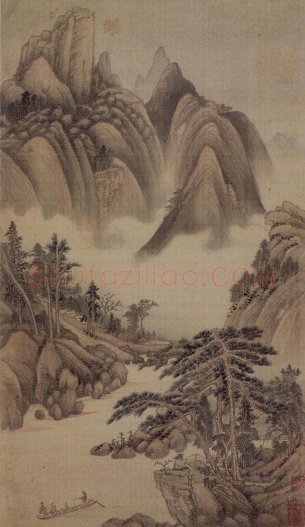 1662年 王翚 《小中现大册》 书画作品