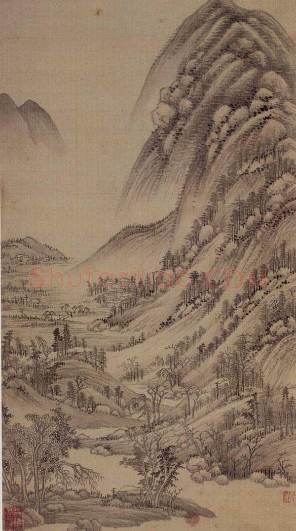 1662年 王翚 《小中现大册》 书画作品