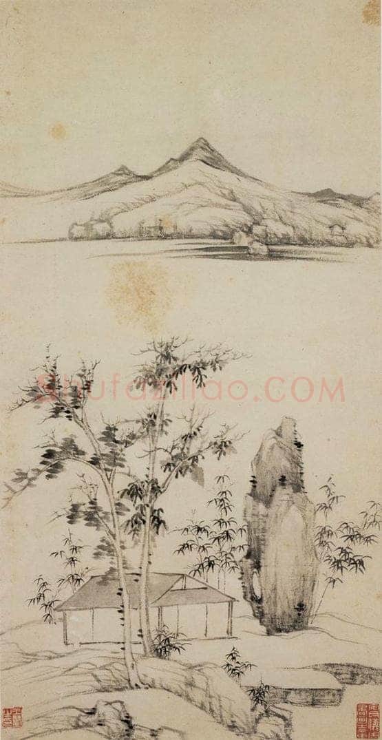 1662年 王翚 《小中现大册》 书画作品