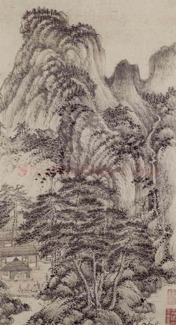 1662年 王翚 《小中现大册》 书画作品