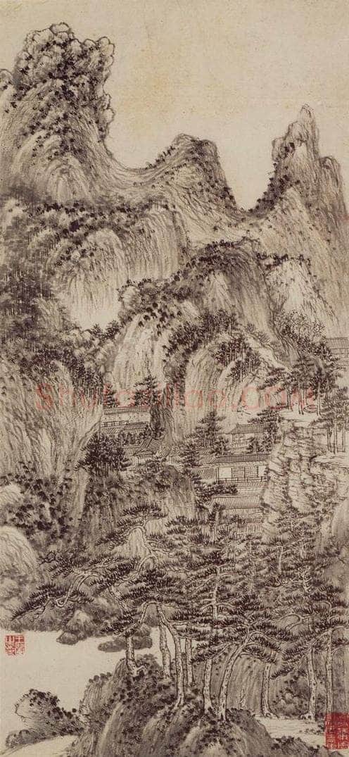 1662年 王翚 《小中现大册》 书画作品
