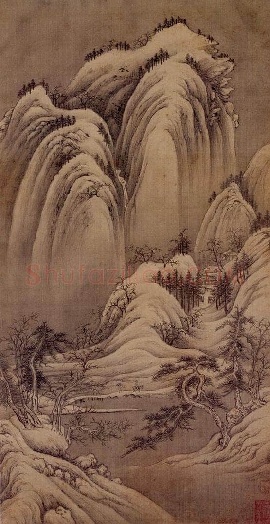 1662年 王翚 《小中现大册》 书画作品