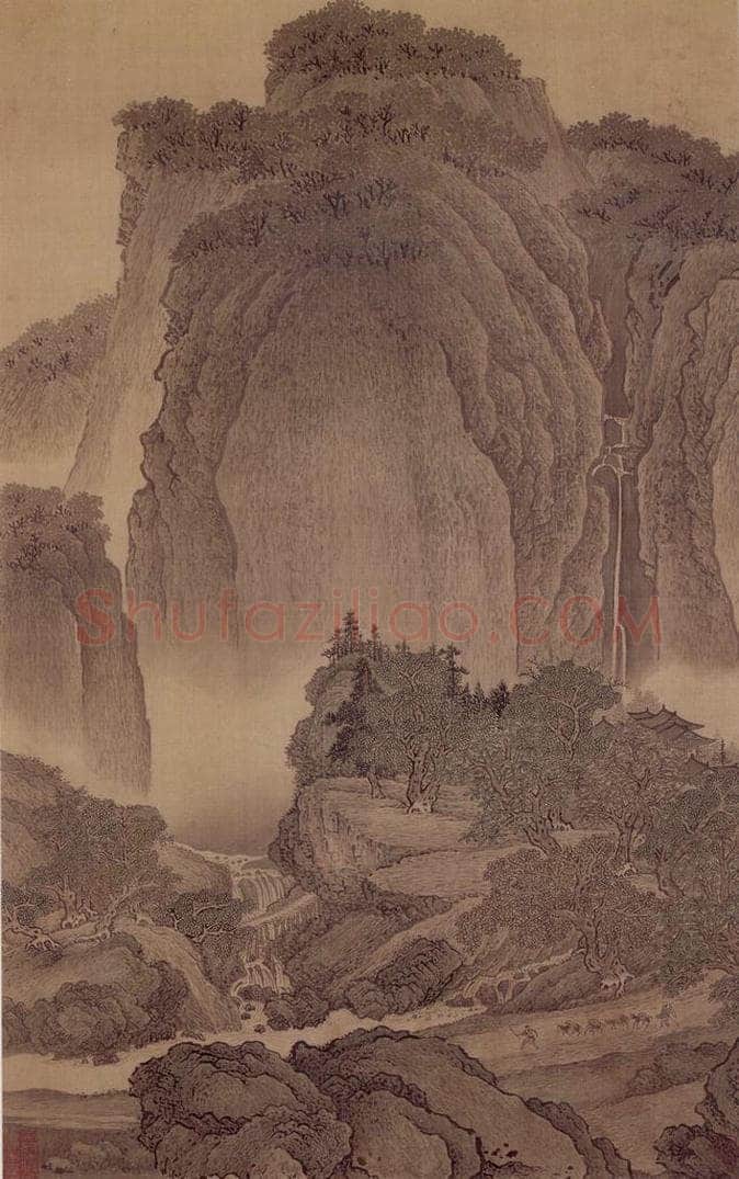 1662年 王翚 《小中现大册》 书画作品
