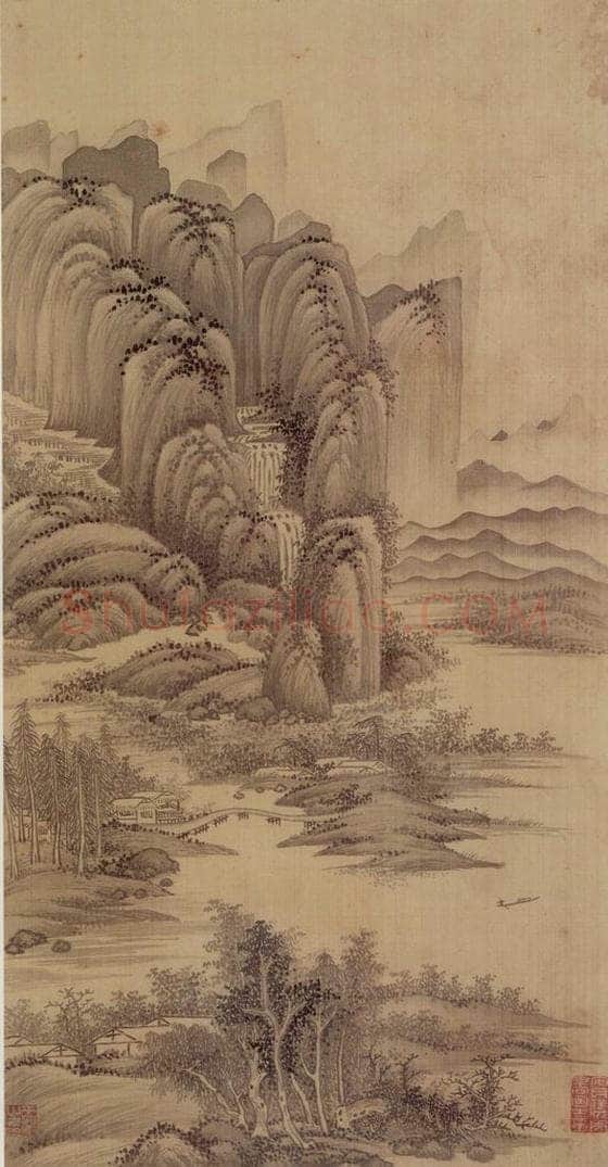 1662年 王翚 《小中现大册》 书画作品