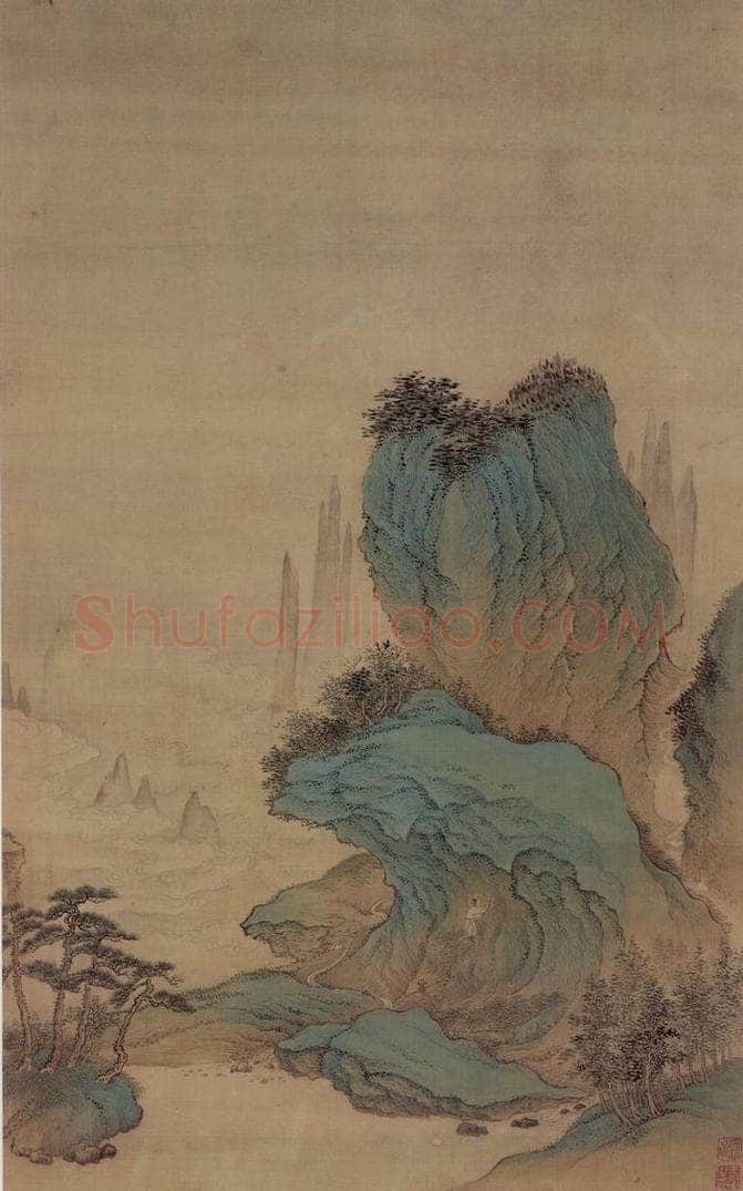 1662年 王翚 《小中现大册》 书画作品