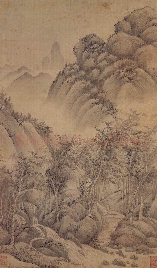 1662年 王翚 《小中现大册》 书画作品