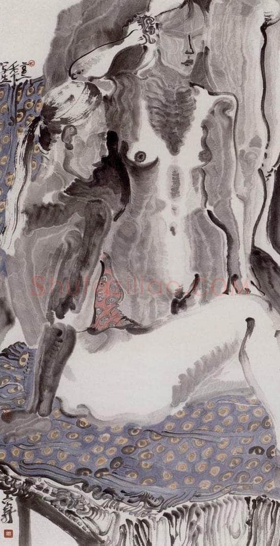 2002年 周京心 《人体之十七》 书画作品