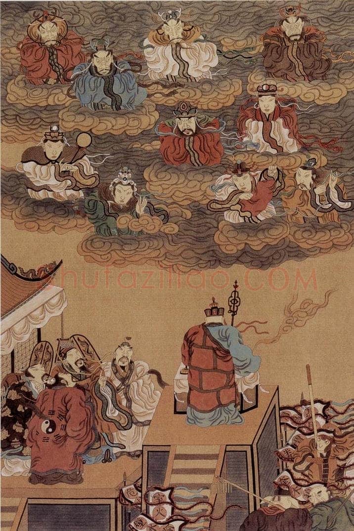 1989年-1990年 周京心 《西游记·车迟国》 书画作品