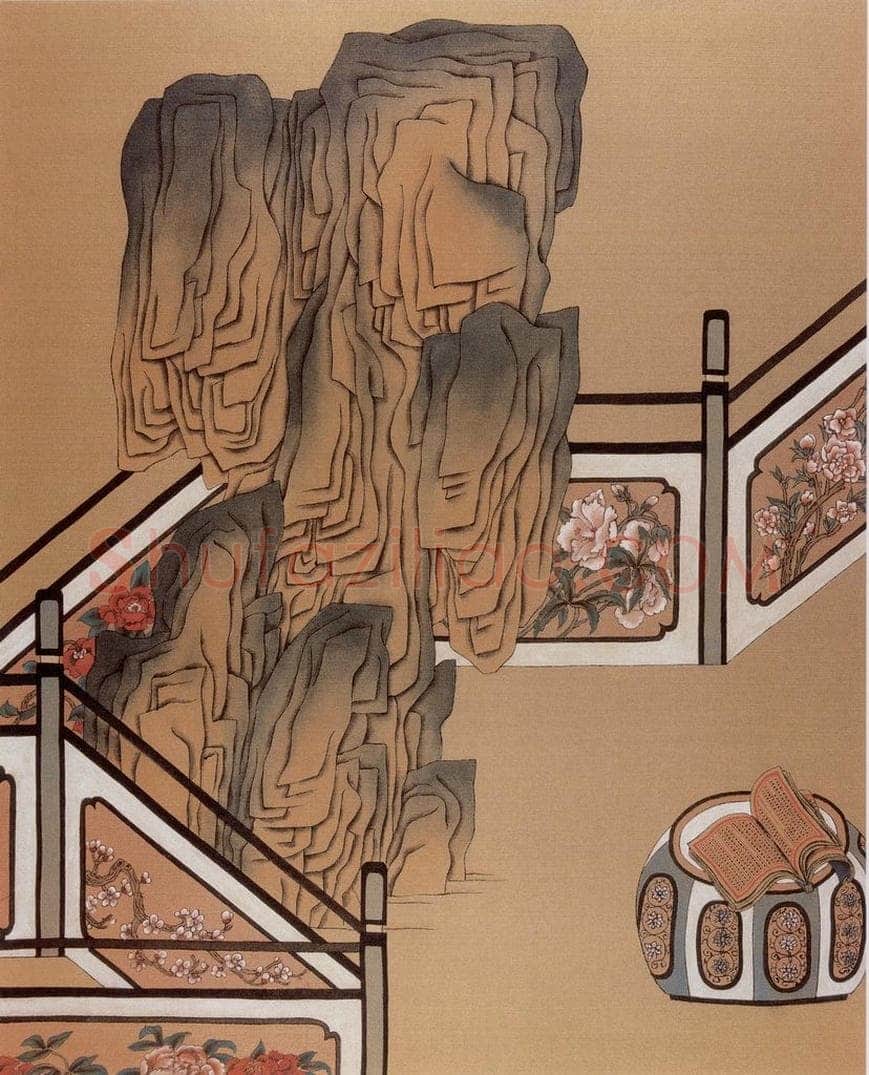 1992年 周京心 《李煜词意·虞美人》 书画作品