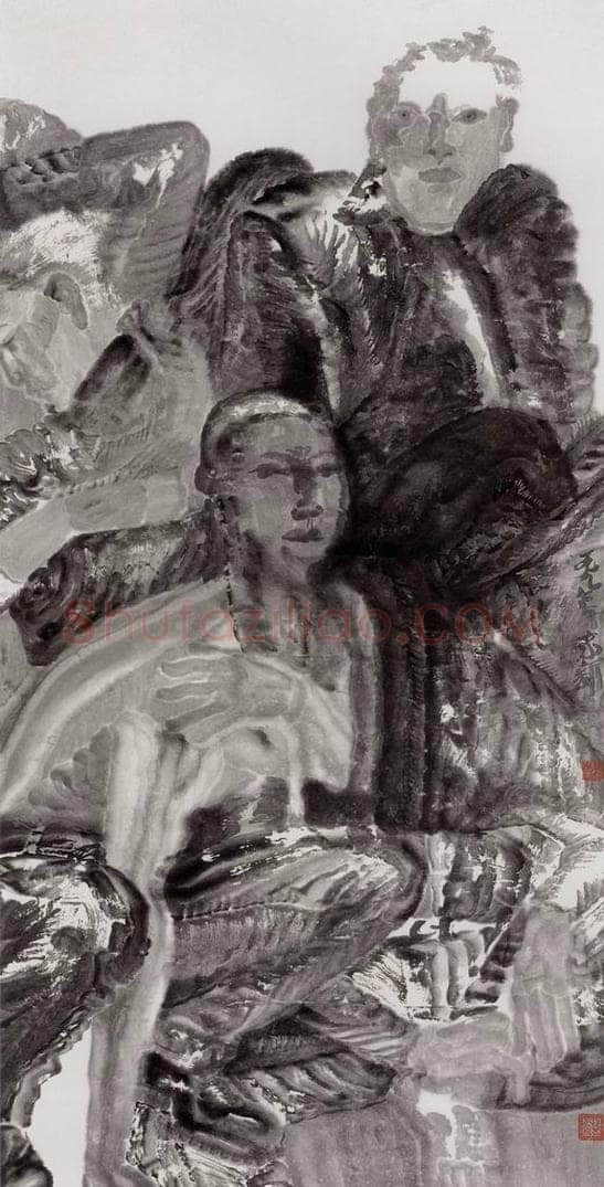 1997年 周京心 《视线》 书画作品