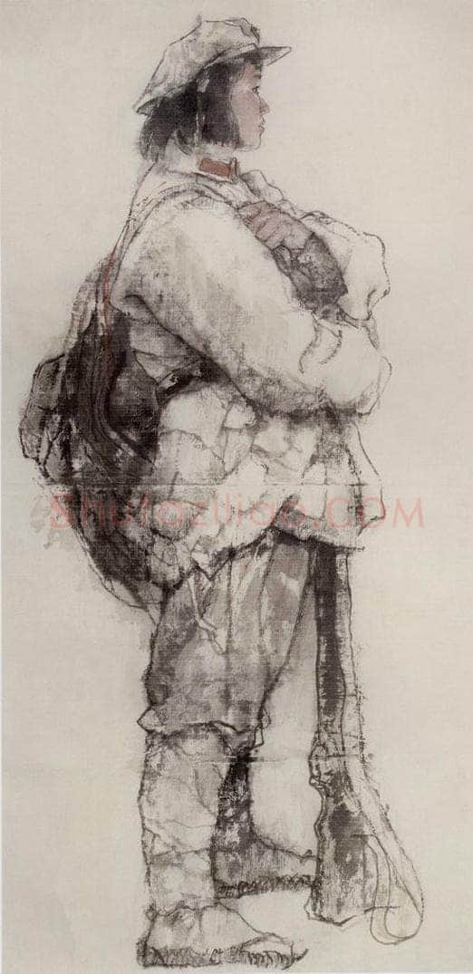 1983年 田黎明 课堂写生 书画作品