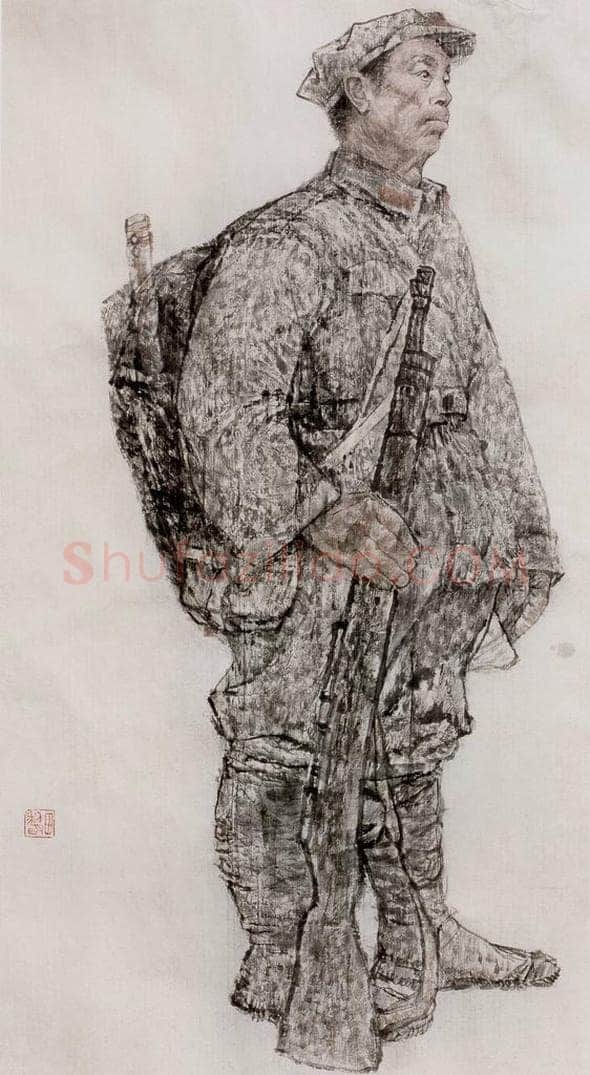 1984年 田黎明 课堂写生 书画作品