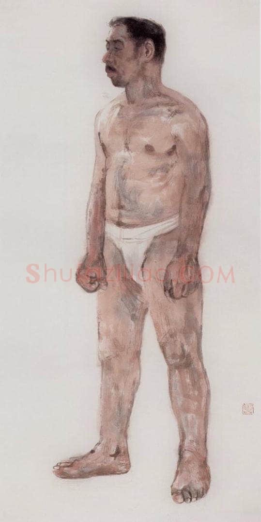 1997年 田黎明 课堂写生 书画作品