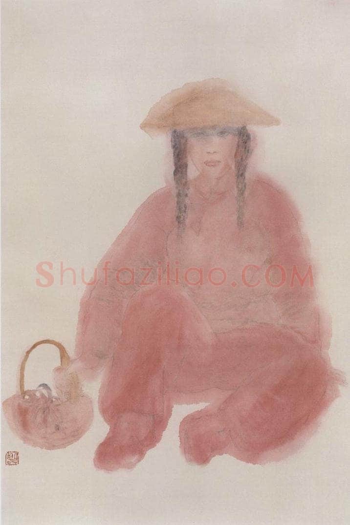 1988年 田黎明 小溪 书画作品