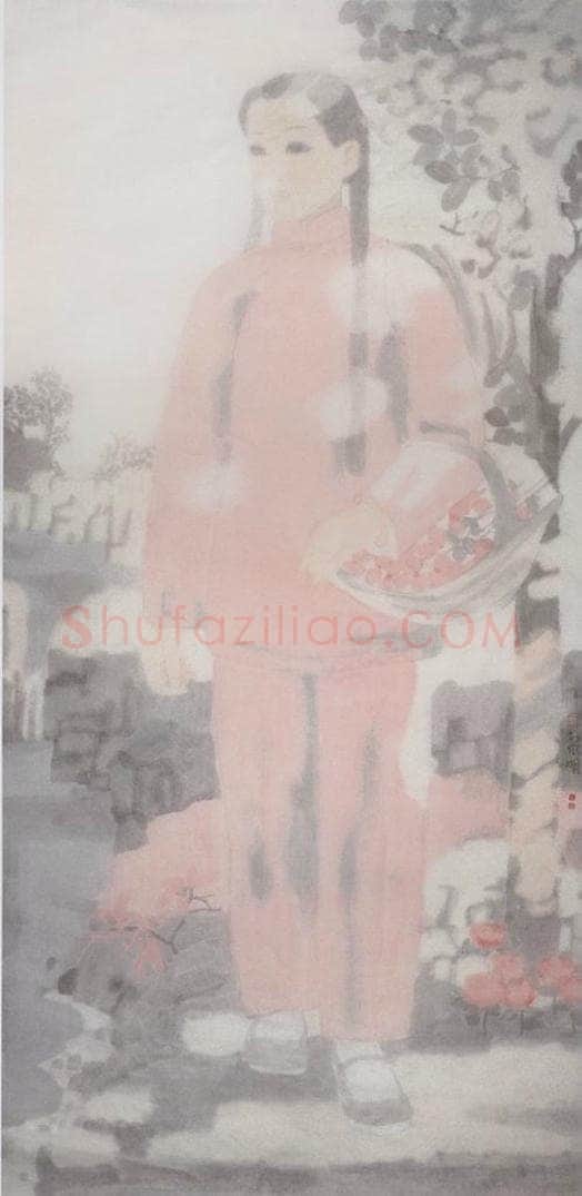 2002年 田黎明 东山远水图 书画作品