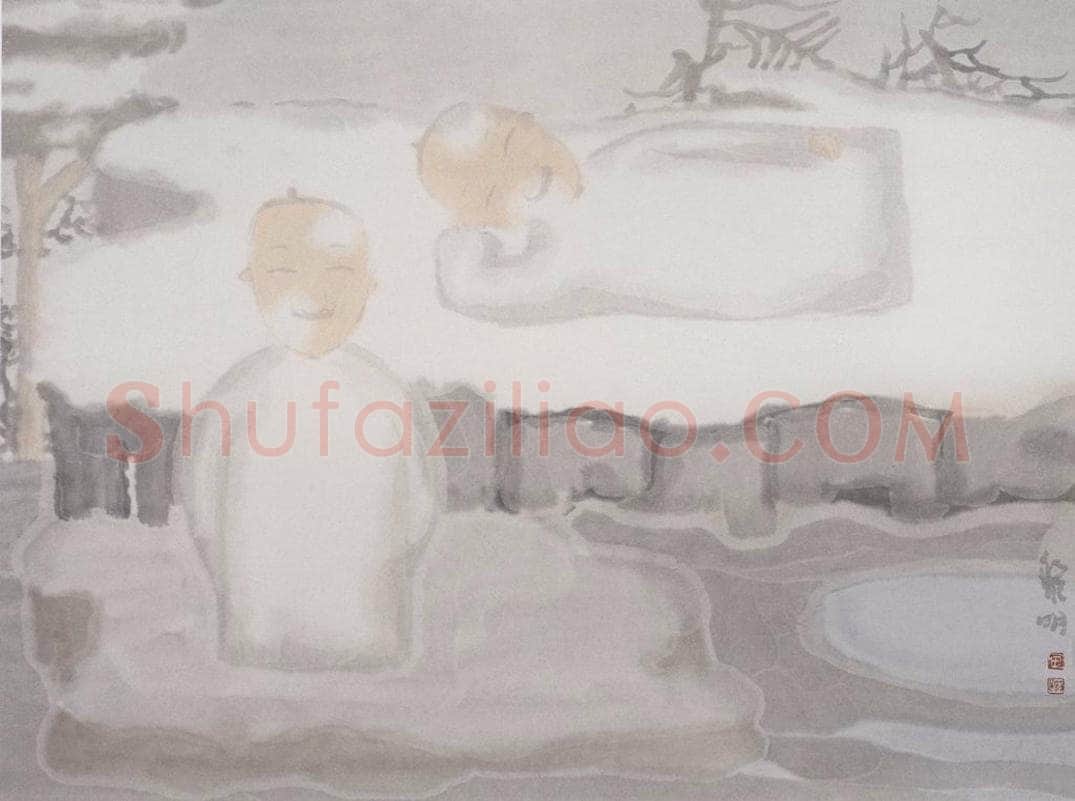 2002年 田黎明 岩 书画作品