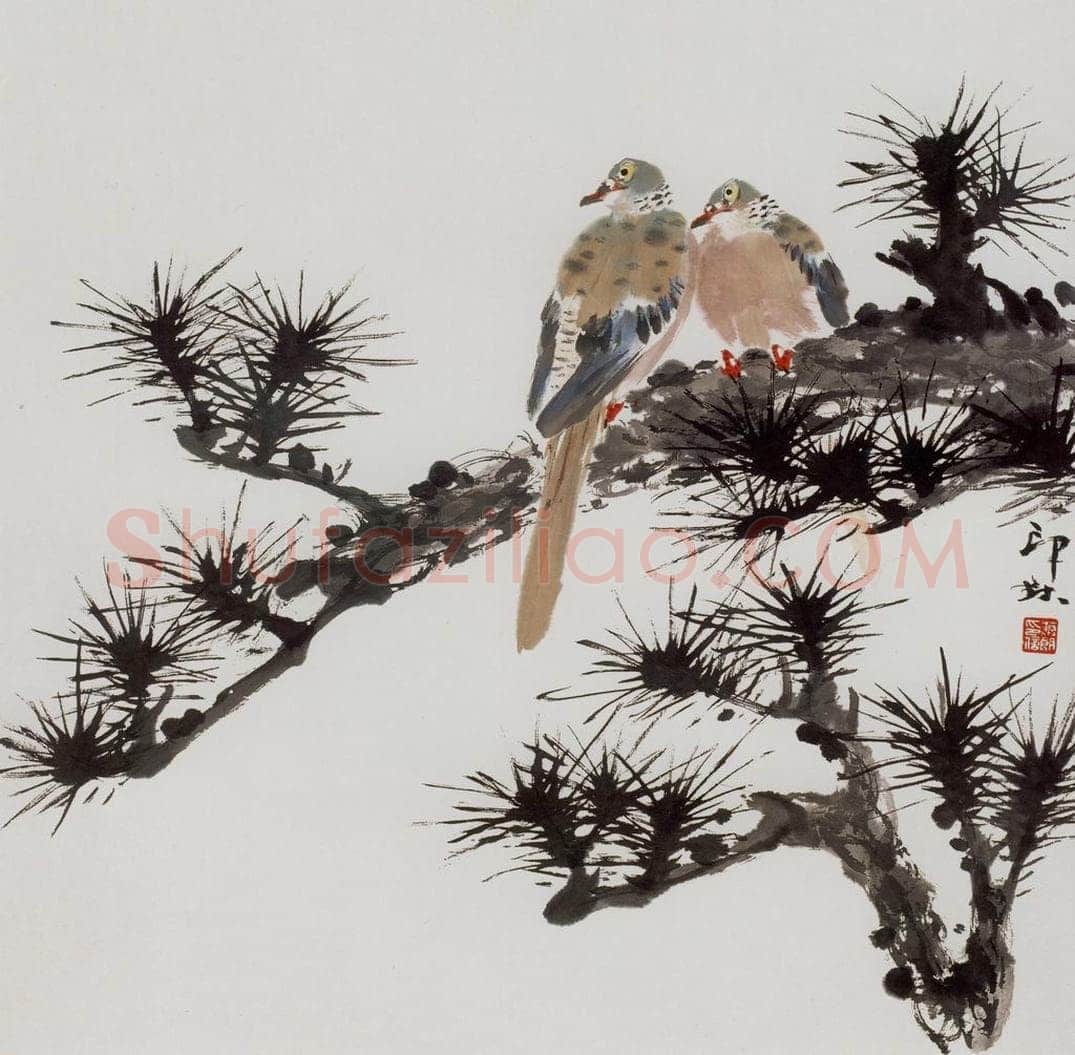 1982年 萧朗 《素馨》 书画作品