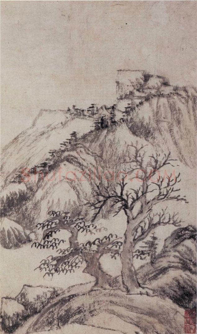 董其昌 《山水册》 书画作品