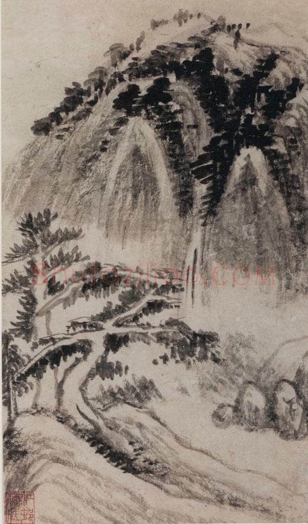 董其昌 《山水册》 书画作品