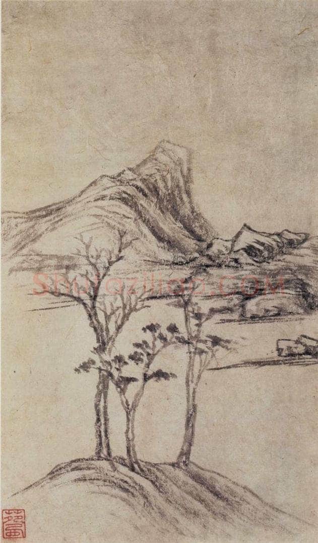  董其昌 《山水册》 书画作品