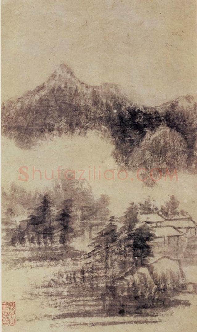 董其昌 《山水册》 书画作品