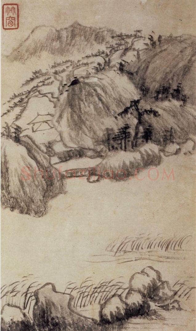 董其昌 《山水册》 书画作品