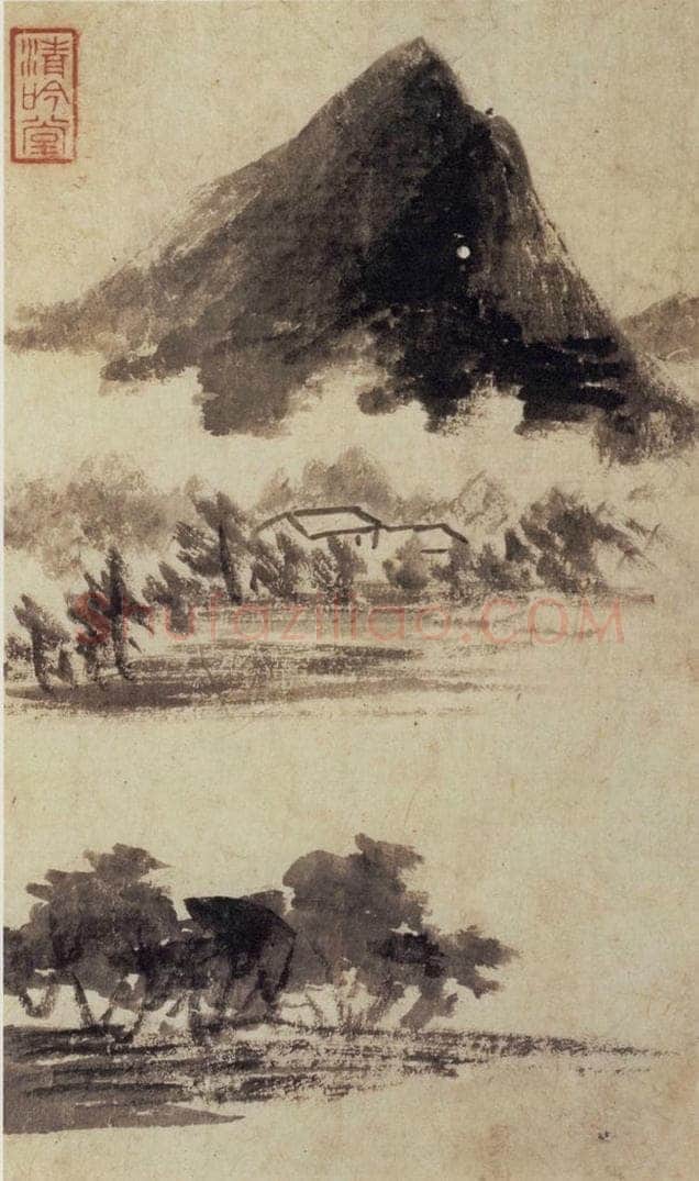 董其昌 《山水册》 书画作品