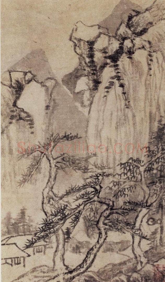 董其昌 《山水册》 书画作品