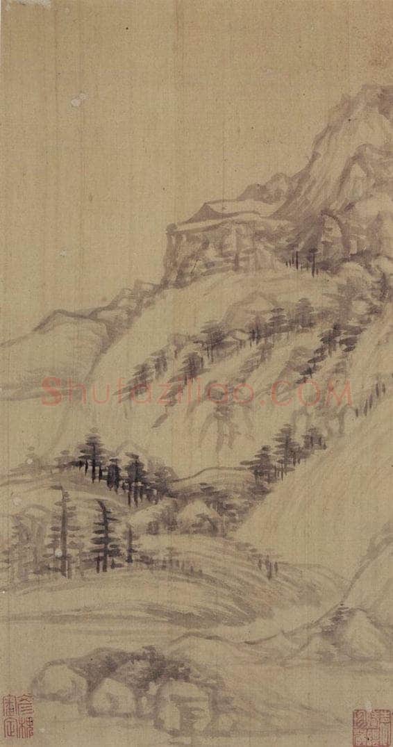 董其昌 《山水册》 书画作品
