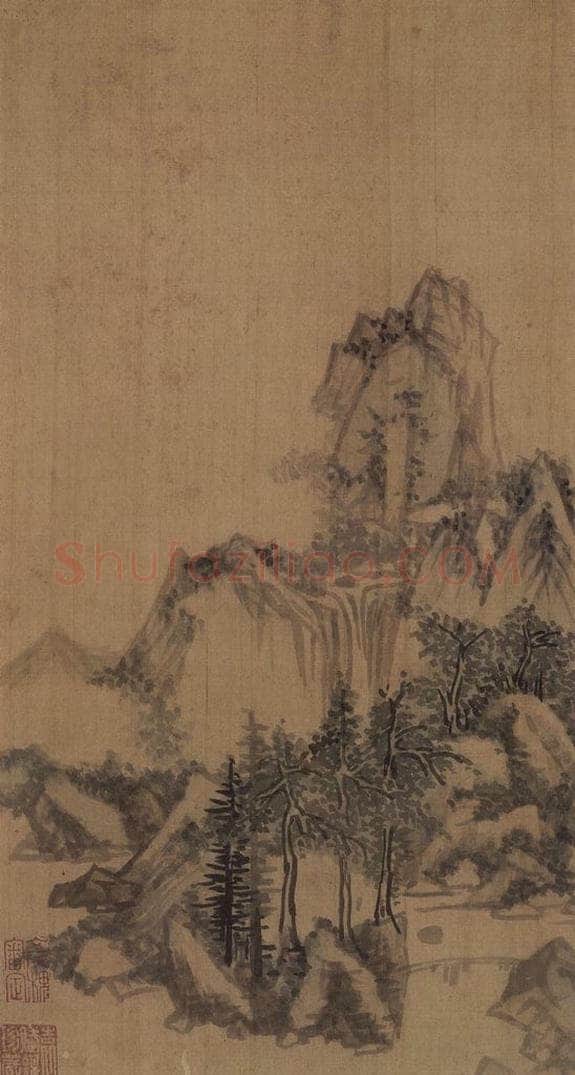  董其昌 《山水册》 书画作品