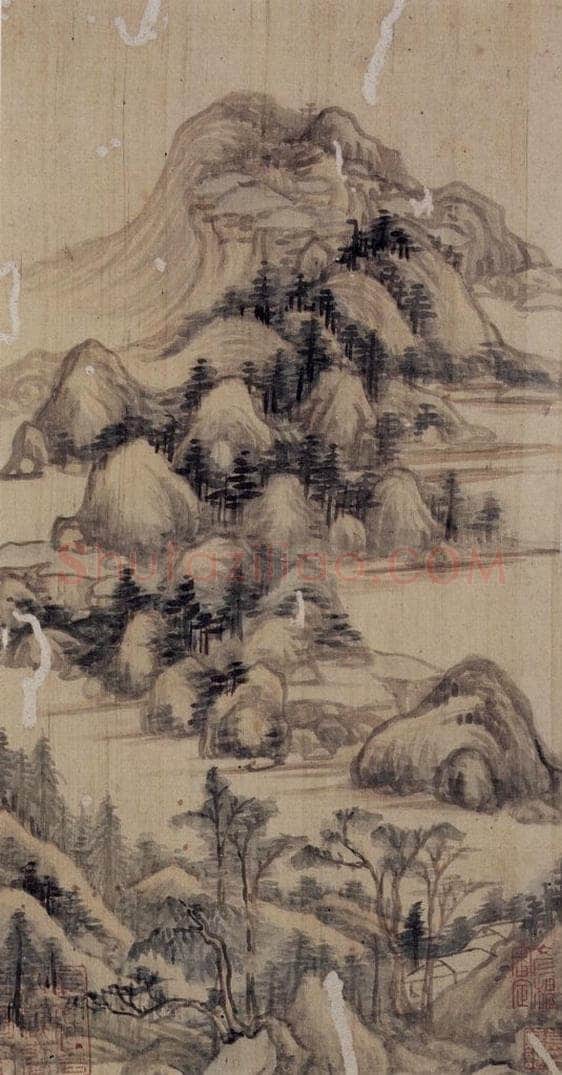 董其昌 《山水册》 书画作品