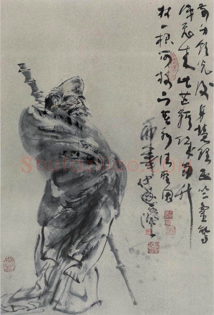 1986年 冯远 《罗汉系列》 书画作品