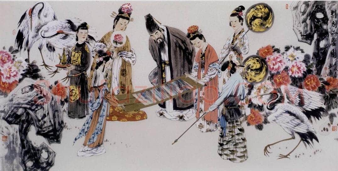 2005年 冯远 《梨园品鉴图》 书画作品