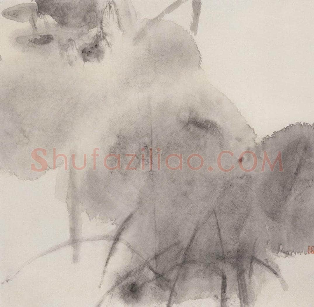 1992年 周思聪 《清气》 书画作品