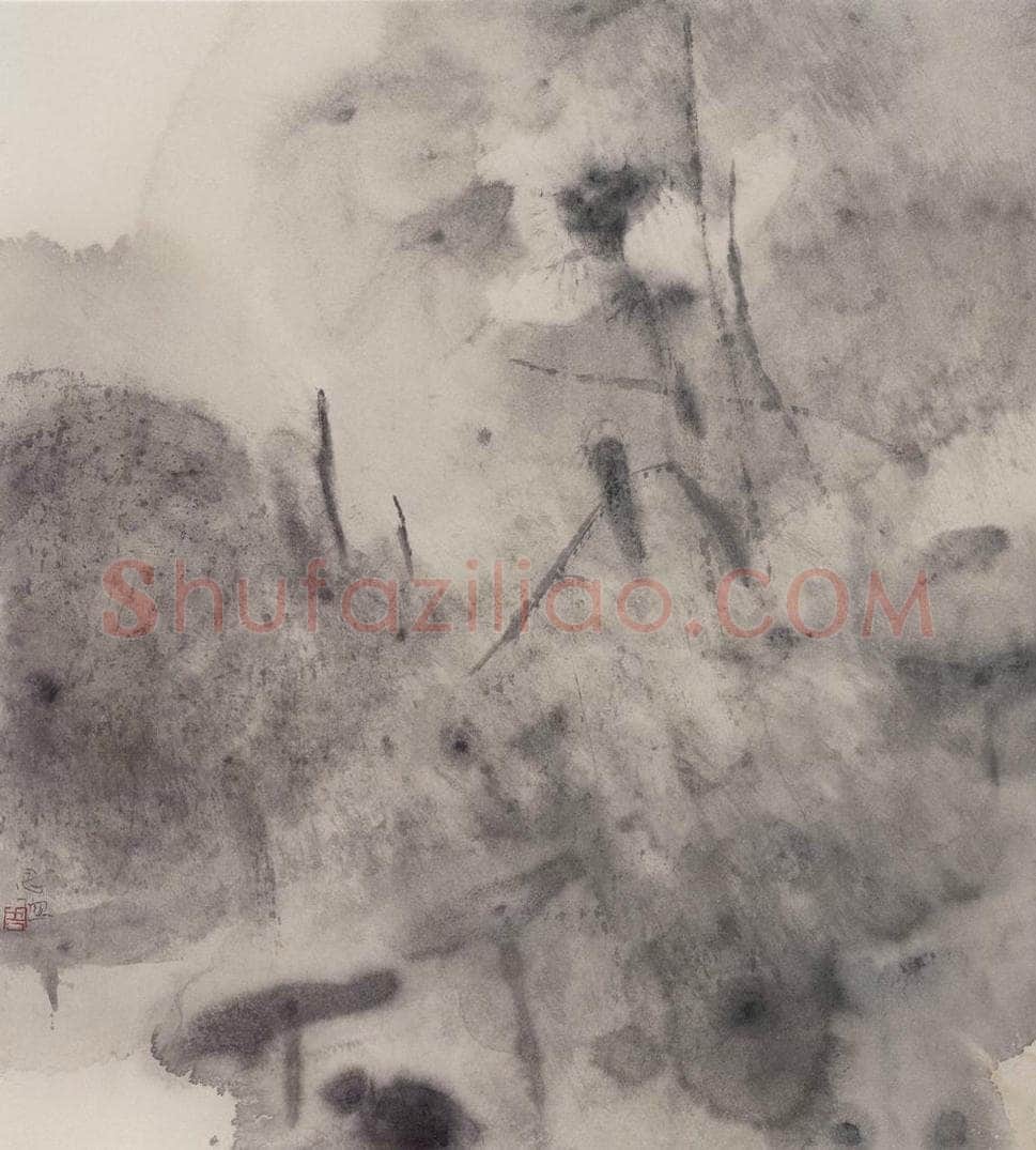1992年 周思聪 《月初上》 书画作品